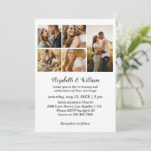 Eenvoudige Trouw Uitnodiging Met QR Code (Staand voorkant)