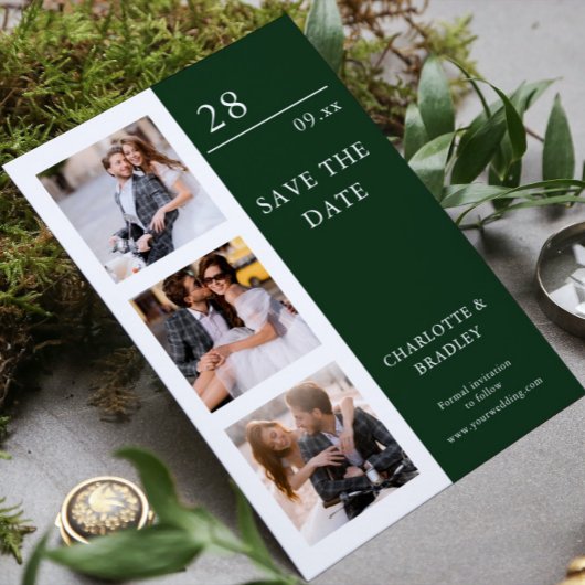 Eenvoudige Trouwdag Save The Date Foto Afbeelding