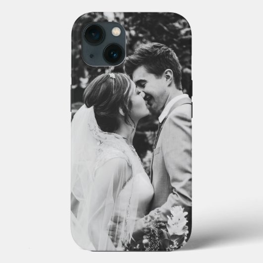 Eenvoudige trouwfoto pasgetrouwd koppel  Case-Mate iPhone case (Achterkant)