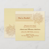 eenvoudige trouwjubileum uitnodiging (Voorkant / Achterkant)