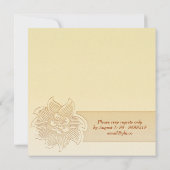 eenvoudige trouwjubileum uitnodiging (Achterkant)