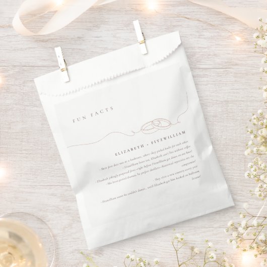 Eenvoudige trouwringen | Blush roze bruiloft leuk  Bedankzakje (Geknipt)