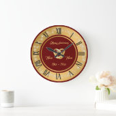 Eenvoudige trouwringen Op maat gouden verjaardag Grote Klok (Huis)