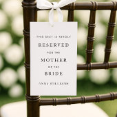 Eenvoudige Trouwstoel label, Zitplaats label, Zitp Kaart