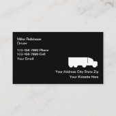 Eenvoudige Trucking Logo Budget Visitekaartjes (Achterkant)