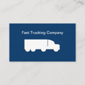 Eenvoudige Trucking Logo Budget Visitekaartjes (Voorkant)