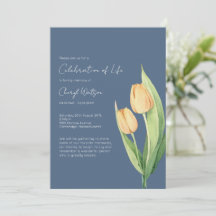 Eenvoudige Tulp Levensviering Uitvaart