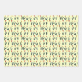 Eenvoudige Tulpen van het Floral Pattern-patroon Inpakpapier Vel (Voorkant 3)