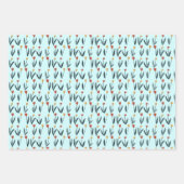 Eenvoudige Tulpen van het Floral Pattern-patroon Inpakpapier Vel (Voorkant 2)