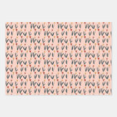 Eenvoudige Tulpen van het Floral Pattern-patroon Inpakpapier Vel (Voorkant)