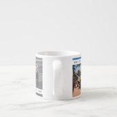 Eenvoudige twee beste vriendenkring BFF foto op ma Espresso Kop (Achterkant)