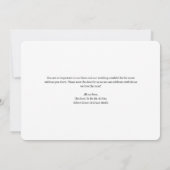 Eenvoudige Tweefoto Save The Date Kaart (Achterkant)