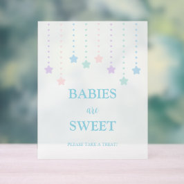 Eenvoudige Twinkle Little Stars Baby's zijn Sweet  Acryl Bord