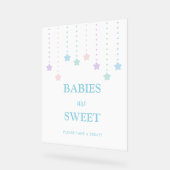 Eenvoudige Twinkle Little Stars Baby's zijn Sweet  Acryl Bord (Hoek)