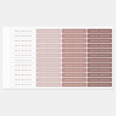 Eenvoudige typemachine Kinderen Waterdichte Naam Labels (Vel)