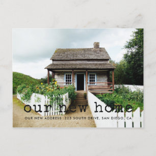 Eenvoudige typemachine lettertype foto bewegende a briefkaart