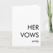 Eenvoudige typografie Aangepast elke kleur die haa Kaart (Voorkant)