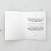 Eenvoudige typografie Aangepast elke kleur van zij Kaart (Binnen)