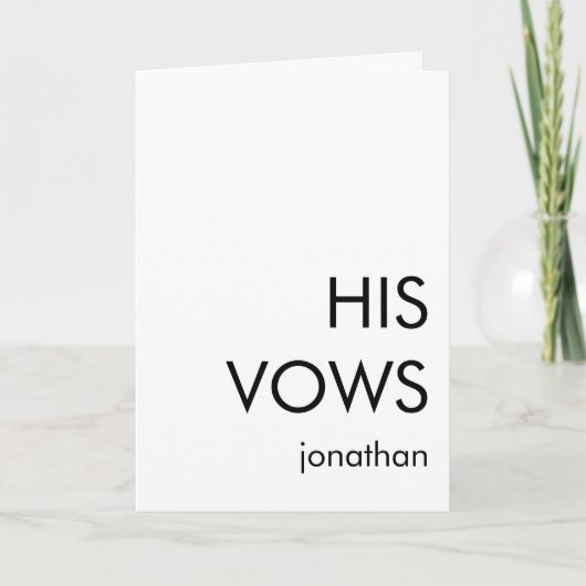 Eenvoudige typografie Aangepast elke kleur van zij Kaart (Voorkant)