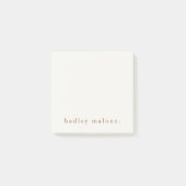 Eenvoudige Typografie Boho Post-it® Notes (Voorkant)