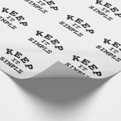 Eenvoudige typografie cadeaupapier (Hoek)