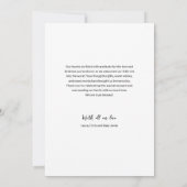 Eenvoudige Typografie Foto Grid Baby Boy Bedankkaart (Achterkant)