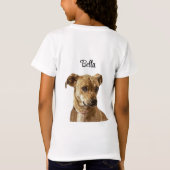 Eenvoudige Typografie Gepersonaliseerde Aangepaste T-shirt (Achterkant)