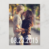 EENVOUDIGE TYPOGRAFIE II BEWAREN HET DATUM BRIEFKA AANKONDIGINGSKAART (Voorkant)