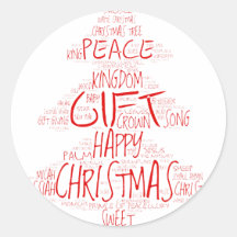 Eenvoudige Typografie Kerstboom