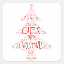 Eenvoudige Typografie Kerstboom