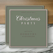 Eenvoudige  typografie kerstfeest kaart