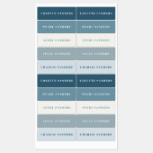 Eenvoudige typografie kindernaam waterdichte label (Vel)