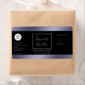 Eenvoudige typografie lavendel cosmetica logo etiket (Insitu)