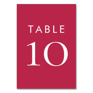 Eenvoudige Typografie Magenta Wedding Kaart