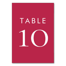 Eenvoudige Typografie Magenta Wedding Kaart