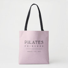Eenvoudige typografie Moderne Roze Pilates Prinses
