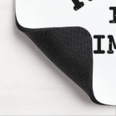 Eenvoudige typografie muismat (Hoek)