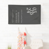 Eenvoudige typografie Oefenavond diner welkom Spandoek (Insitu)