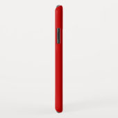 Eenvoudige Typografie Rood voornaam Case-Mate iPhone Case (Achterkant/rechts)