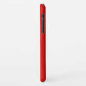 Eenvoudige Typografie Rood voornaam Case-Mate iPhone Case (Achterkant/links)