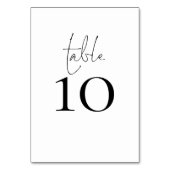 Eenvoudige Typografie Script Weddenschap Kaart (Achterkant)