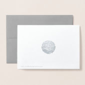 Eenvoudige typografie | Vakantie Groeten Folie Kaarten (Met envelop)