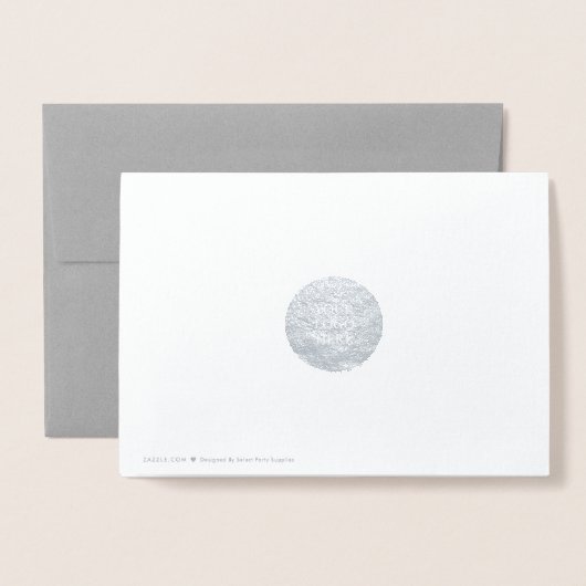 Eenvoudige typografie | Vakantie Groeten Folie Kaarten (Met envelop)