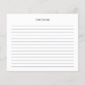 Eenvoudige Typografie Vrijgezellenfeest Recipe Kaa (Achterkant)