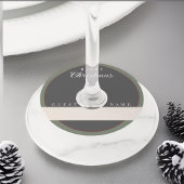 Eenvoudige typografie Vrolijk Kerstfeest Wijnglaslabel