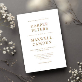 Eenvoudige Typografie Weddenschap Kaart