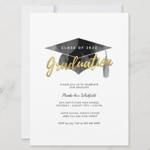 Eenvoudige Typografische Afstudeerder Minimalistis