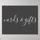 Eenvoudige uitleggingskaarten en cadeaubonnen poster (Voorkant)