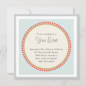 Eenvoudige uitnodiging (Voorkant)