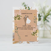 Eenvoudige uitnodiging : 12,7 cm x 17,8 cm, pap (Staand voorkant)